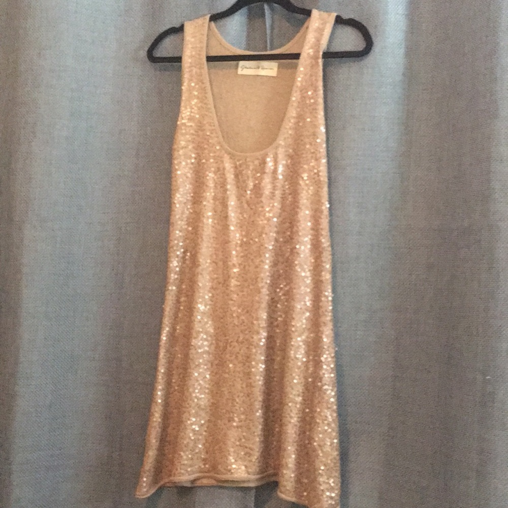 Graham & Spencer Cashmere/Silk Sequin Dress